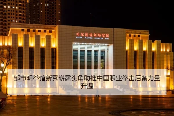 邹市明拳馆新秀崭露头角助推中国职业拳击后备力量升温